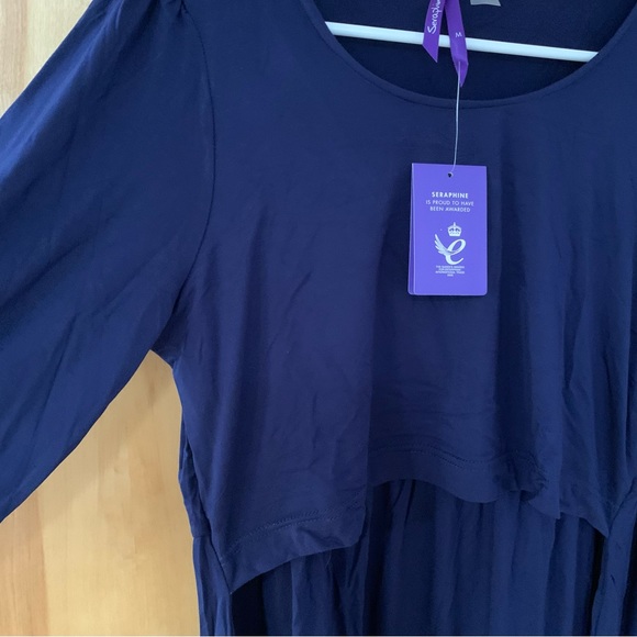 Seraphine NWT Tiered Maternity and Nursing Dress - Picture 9 of 13